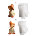 thumbnail image 4 of Mushroom Duck Statue Silicone Molds for Handmade Candle Soap Home Decoration, 4 of 10