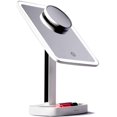thumbnail image 1 of Fancii LED Makeup Vanity Mirror with 3 Light Setting and 15x Magnifying Mirror - Choose between Natural Daylight, Soft White, or Neutral White Lights - Dimmable Tabletop Cosmetic Mirror, 1 of 11