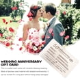 thumbnail image 5 of LOLIPPYY 2 Pcs Wallet Insert Cards Wedding Anniversary Cards 50th Anniversary Gifts, 5 of 7