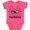 Retro Heather Pink, variant on Inktastic Pawtriotic with French Bulldog in American Flag Sunglasses Boys or Girls Baby Bodysuit