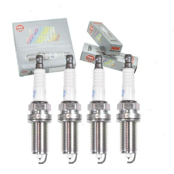4 pc NGK Laser Iridium Spark Plugs compatible with Dodge Dart 2.0L 2.4L L4 2013-2016