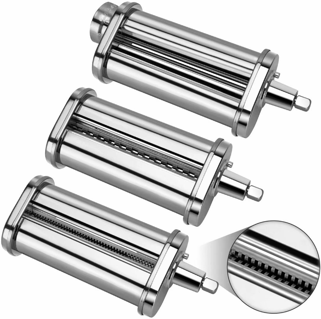 3Pcs Pasta Roller & Cutter Attachment Set for PHISINIC & All
