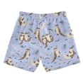 thumbnail image 7 of FORMRS Boys Swim Trunks Quick Dry Mesh Lining Beach Boardshorts, Sizes XS-XL, Cartoon Otters Pattern, 7 of 7