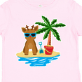 thumbnail image 4 of Inktastic Reindeer on the Beach with Palm Tree Boys or Girls Toddler T-Shirt, 4 of 5