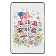 thumbnail image 3 of Patriotic Kittens Celebrate Freedom Joy Outdoor Picnic Blanket, Foldable Waterproof Beach Mat, Portable Beach Blanket for Beach Camping, Hiking, Family Concerts, 3 of 8