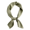 thumbnail image 2 of Bmisegm Scarf for Women Solid Color Ribbon Kerchief Women Polka Neck Scarf 70x70cm Minimalist Lightweight Summer Scarf Mint Green, 2 of 4