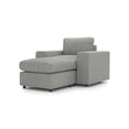 thumbnail image 1 of Sillón Individual Seccional Adapti Modular Moderno Reposabrazo Ancho + Otomano Gris Niebla, 1 of 9