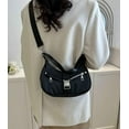 thumbnail image 3 of Kukuzhu Shoulder Bag for Women Fashion Buckle Hobo Handbags Nylon Clutch Purse Casual Crossbody Bag, 3 of 8