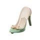 thumbnail image 4 of Soporte para jabón BLESIY forma de zapato de tacón Verde fácil de limpiar, 4 of 8
