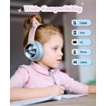 thumbnail image 7 of Kid Odyssey Wireless Headphones for Kids with Cat Ear, Safe Volume Control, School Supplies, New, 7 of 7