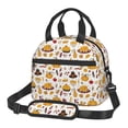 thumbnail image 1 of Disketp Thanksgiving Lonchera Térmica para Mujer y Hombre, Bolsa de Almuerzo Reutilizable e Impermeable para Trabajo, Viajes y Picnic, 1 of 7