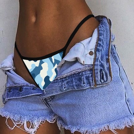 Underwear For Women For Women Women'S Funny Printing Plus Size Solid Color High Waist Physiological Underwear