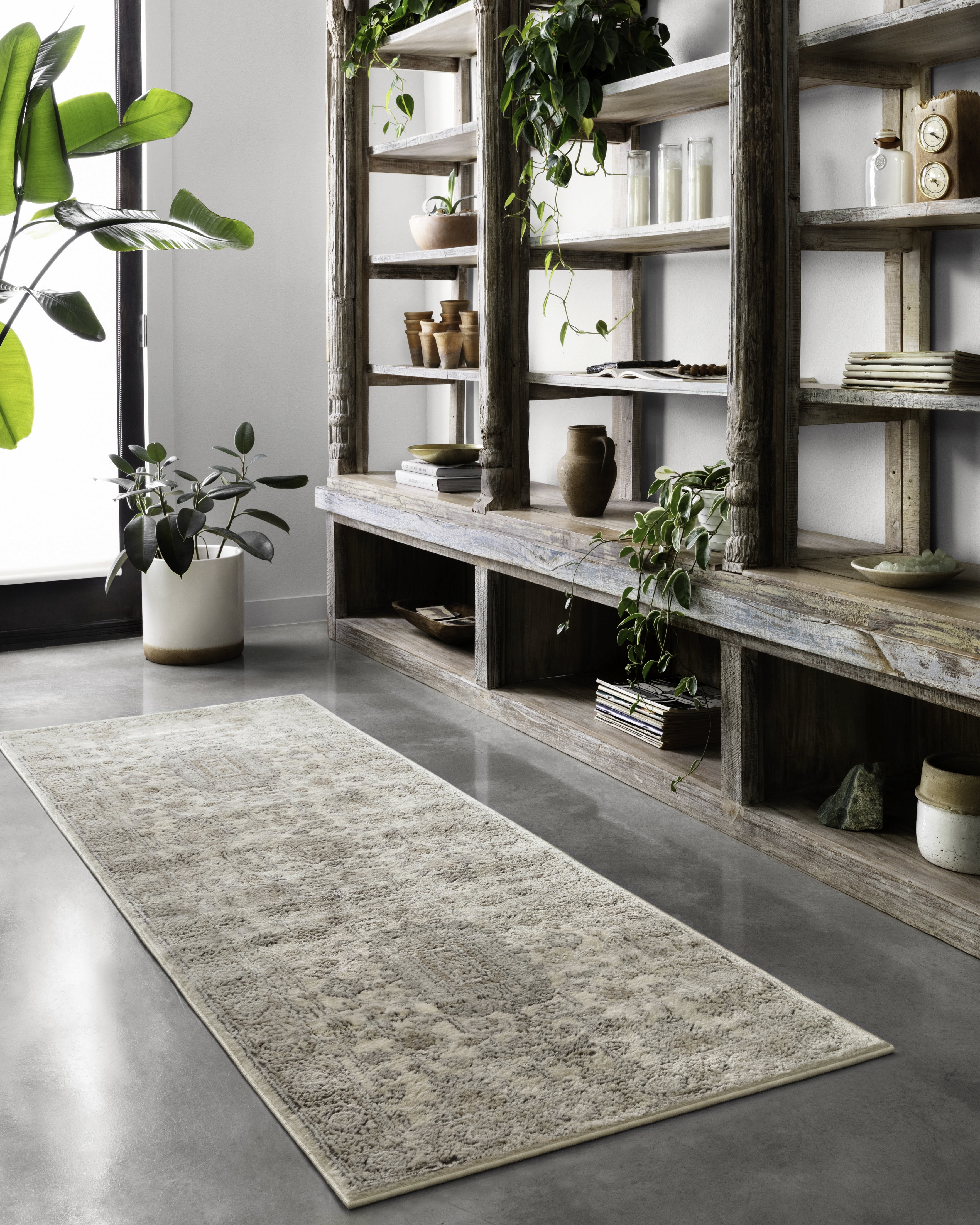 Loloi Teagan Ivory / Sand 2'-8" x 13' Runner Rug