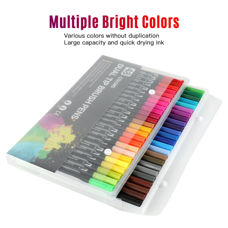 cyper top 36 Colors Dual-Tip Art Marker Set for Kids Adults, 36 set