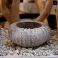 thumbnail image 3 of Rhastin Fiberglass Bowl Planter, 3 of 6