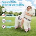 thumbnail image 5 of DEYGIA Ride on Alpaca Toys for Kids, Ride on Toy for 4 to 9 Years Old, 36.6'' Height Riding Horse Rider Mechanical Walking Action Toys, No Battery or Electricity, Max Load 165LBS, 5 of 8