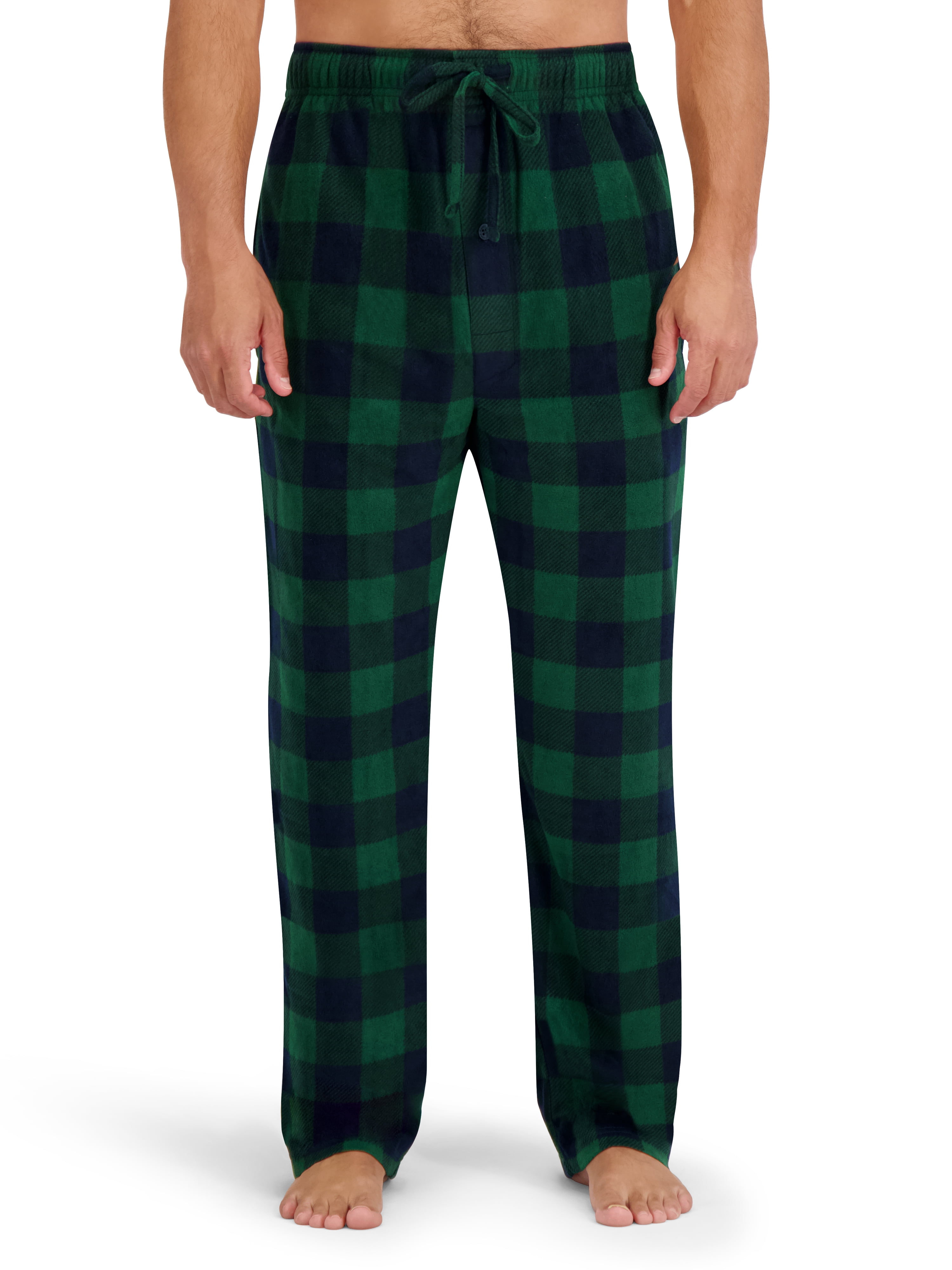 Hanes Men's Cozy Microfleece Pajama Sleep Pants, 2-Pack, Sizes S-2XL