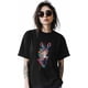 thumbnail image 2 of T Shirts for Women,Watercolor Zebra T Shirt Short Sleeve Loose Fit Tee Tops Crewneck Womens Casual T-Shirts for Teen Girls, 2 of 8