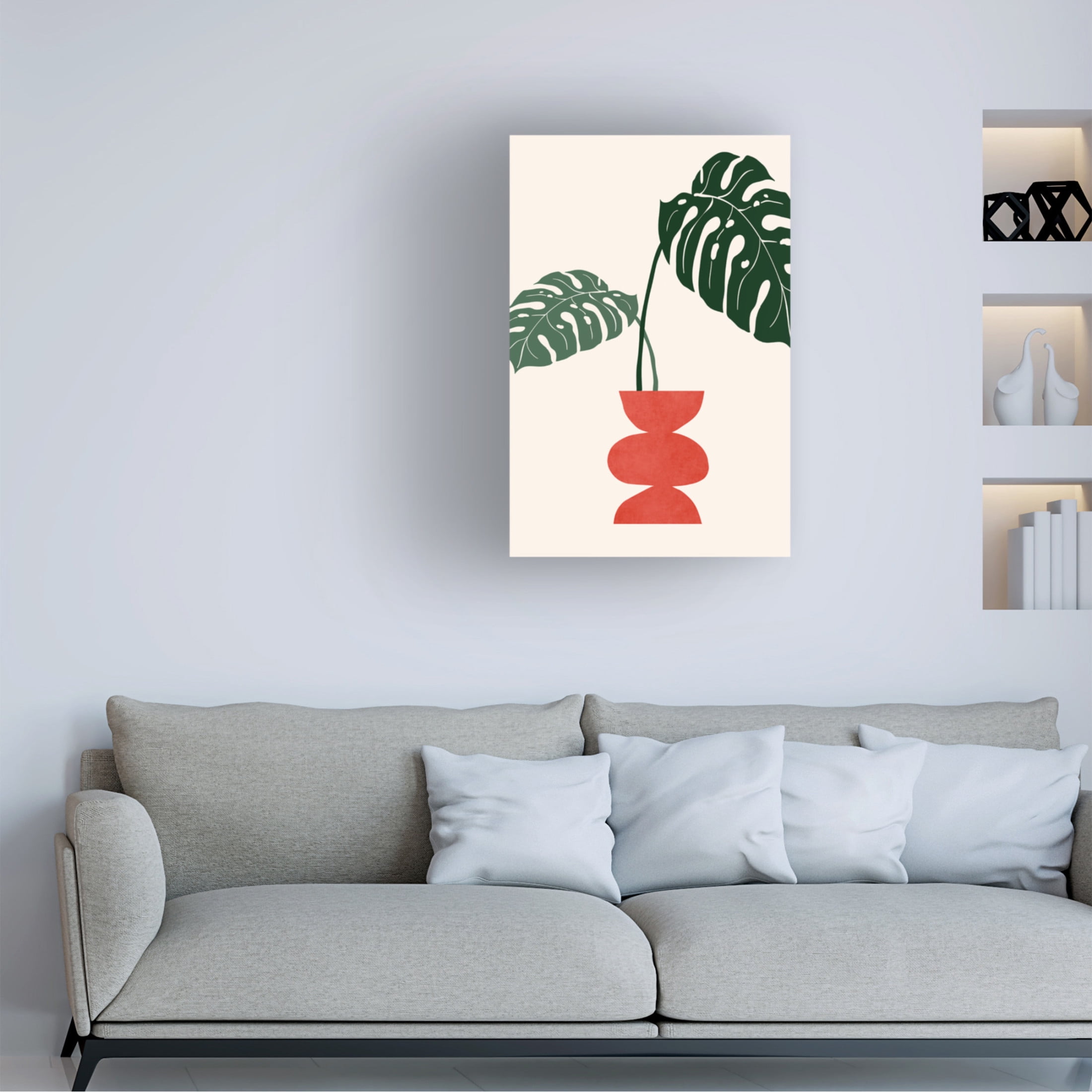 Trademark Fine Art Kubistika Sweet Days Are Blooming Canvas Wall Art