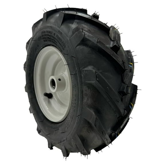 13x5.00-6 Tractor Tread Tire & Rim with 1 Inch Hub - Troy-Bilt Tiller Replacement Wheel