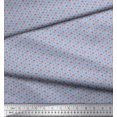 thumbnail image 3 of Soimoi Poly Georgette Fabric Dot,Leaves & Rose Small Decor Fabric Printed Yard 52 Inch Wide, 3 of 3