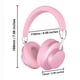 thumbnail image 3 of Auriculares Bluetooth Auriculares inalámbricos Auriculares inalámbricos Bluetooth de diadema Batería de larga duración Reducción de ruido HiFi Auriculares plegables con auriculares Bluetooth, 3 of 9