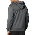 thumbnail image 2 of Hanes Men's and Big Men's Sport Performance Fleece Full-Zip Hoodie, Up to Size 2XL, 2 of 2