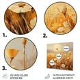 thumbnail image 3 of Designart "Golden pastures" Abstract Landscape Metal Wall Decor, 3 of 5