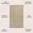 thumbnail image 3 of JONATHAN Y NATURAL FIBER 4 x 6 Area Rug, Estera Hand Woven Boucle Chunky Jute - Ivory, NFR102B-4, 3 of 9