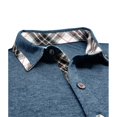 thumbnail image 6 of FYDUU Mens Polo Golf Shirts Men's Shirt Long Sleeve Classic Polo Shirts Casual Button Tee Collared Work Pullover Shirts With Pockets Fashion Basic Tee Shirt, 6 of 6