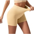 thumbnail image 2 of Chbgutlmr Womens Shorts High Waisted Slim Fitted Ribbed Shorts Casual Summer Stretch Comfy Workout Gym Shorts, 2 of 9
