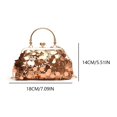 thumbnail image 2 of Bolso de mano de noche con lentejuelas, elegante bolso cruzado de gran capacidad para mujeres y niñas, 2 of 9
