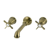 Kingston Brass KS7023BEX Essex Two-Handle Wall Mount Roman Tub Faucet, Antique Brass