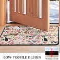 thumbnail image 3 of Chihuahua and Flower Florals Door Rugs,Washable Non Slip Door Mats Indoor,Decorative Door Mats,Entry Mat Indoor for Entrance,Bedroom,Kitchen,Bathroom,30"x17", 3 of 6