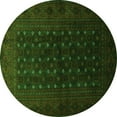 thumbnail image 1 of Ahgly Company Indoor Round Persian Green Traditional Area Rugs, 7' Round, 1 of 1