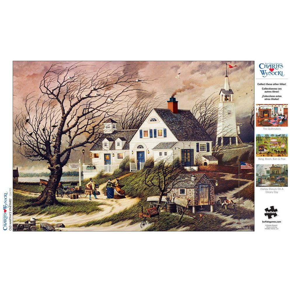 Buffalo Games Charles Wysocki Old Martha's Vineyard 300 Pieces Jigsaw