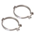 thumbnail image 3 of Turbine Exhaust V Band Clamp, Solid Structure Turbocharger Cartridge Clamp Metal Alloy Loosen Proof For Car, 3 of 8