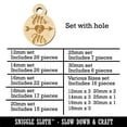 thumbnail image 2 of Mr and Mr Heart and Arrow Wedding Wood Mini Charms Shapes DIY Craft Jewelry - With Hole - 20mm (15pcs), 2 of 7
