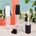 thumbnail image 1 of 6 uds 7ml tubos de esmalte de labios Sincero botellas de brillo de labios rellenables negro blanco, 1 of 5