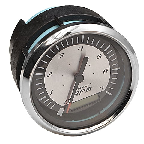 Faria Boat Tachometer Gauge THC052B | W/ Hour Meter 3 1/4 Inch