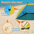 thumbnail image 5 of Strong Camel Outdoor Fishing Beach Tent Canopy Camping Hiking Picnic Sunshade Shelter Sport Sun Shelter-Lake blue with yellow, 5 of 8