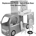 thumbnail image 6 of Replacement Parts for Barbie RV Camper Vehicle Playset - CJT42 ~ Set of Side Rear View Mirrors ~ One Each for Driver and Passenger Side, 6 of 8