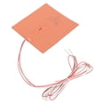 thumbnail image 4 of SILICONE HEATER PAD HIGH TEMPERATURE HEATING PAD 3D PRINTER ACCESSORIES 150X150MM ORANGE, 4 of 7