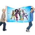 thumbnail image 2 of Supa Team Bandera impresa con temática, regalo perfecto para fanáticos, amigos y familiares, y adecuada para actividades al aire libre e interiores, decoraciones de fiesta. 90 cm × 150 cm., 2 of 6
