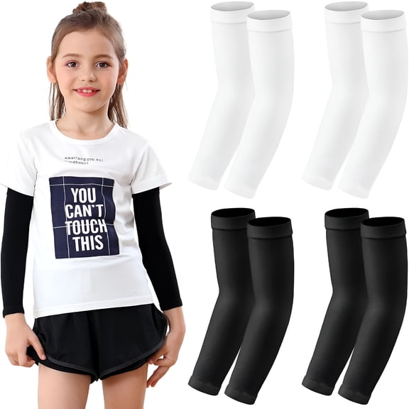 TELOLY Compression Arm Sleeve for Basketball Football Baseball Volleyball Youth Boy Girl Sports