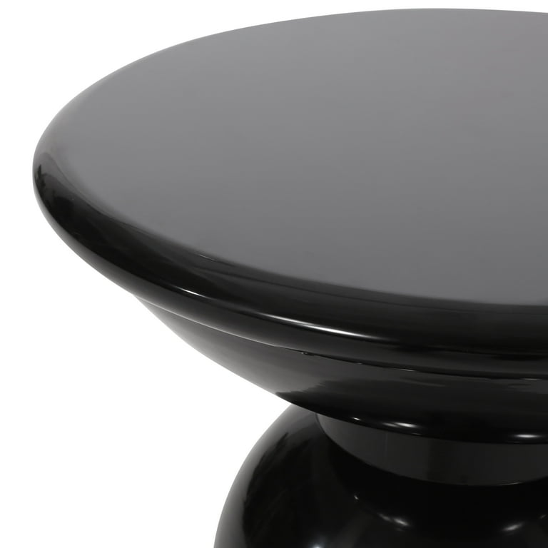 Aston Metal Outdoor Side Table, Black - Walmart.com