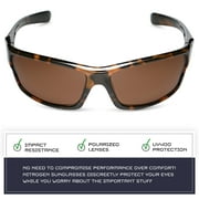 Polarized Wrap Around Sports Sunglasses for Men Women Driving Fishing Running Cycling Sun Glasses