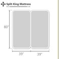 thumbnail image 2 of DNG Creations 5 Piece Split King Adjustable Sheet Set 26 Inch Deep Pocket for Adjustable Beds 800 Threads Count ( Solid Chocolate ), 2 of 6
