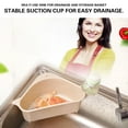 thumbnail image 4 of Btomtd Kitchen Sinks,Kitchen Sink, Triangular Drainage Basket, Suction Cup Type Vegetable Washing Basin, Filtered Water Storage Rack, Dishwashing Basin, Cloth Storage And Hanging, 4 of 7