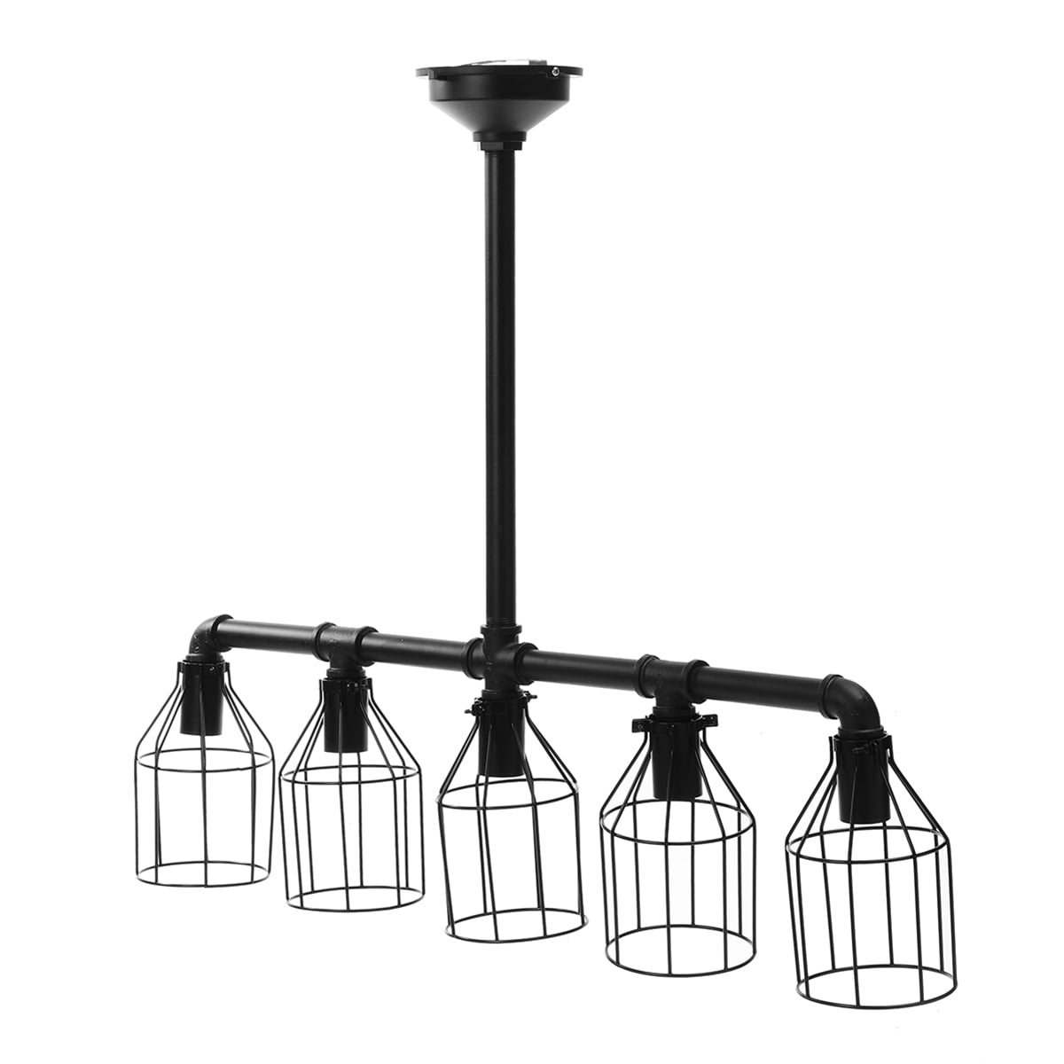Steampunk Pipe Light chandelier * Edison Age Industrial 5-Light Pendant Light 